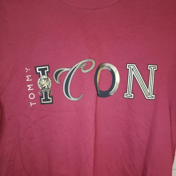 Tommy‎ ICON Red ruffle sleeve Graphic tee - Picture 3 of 10